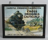 1922 Careful Crossing Campaign Poster