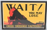 1924 Cross Crossing Cautiously 