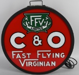 Repop C&O Fast Flying Virginian Drum Head Light