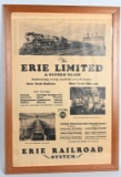 The Erie Limited Railroad Paper Poster