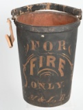 C.M. & L. R.R. Leather Fire Bucket