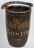 Boston Leather Fire Bucket