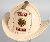 1940's PRR Metal Fireman's Helmet P