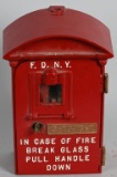 F.D.N.Y. Fire Alarm Cast Iron Box