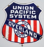 Union Pacific Overland Route Truck Door Sign
