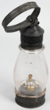 Boston & Maine RR Fixed Clear Etched Globe Lantern