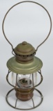 Kelly Brass Fixed Etched Globe Lantern
