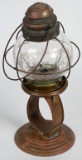 Blake's Patent Arm Lantern w/etched globe