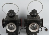 Pair Early Signal Lamps