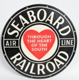 Seaboard Air Line Railroad Metal Sign
