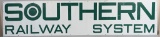 Southern Railway System Piggyback Metal Car Sign