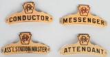 4-Pennsylvania Railroad Hat Badges