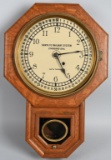 Seth Thomas Oak Octagon Drop Clock