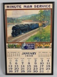 1930 Boston and Maine Calendar