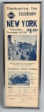 1905 Erie Railroad New York Excursion Flyer