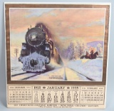1925 NYC Railroad Calendar