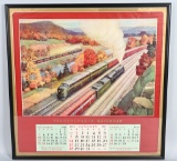 1951 Pennsylvania RR Calendar