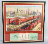 1954 Pennsylvania RR Calendar