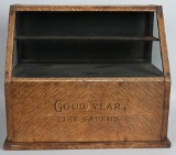 Goodyear Tire Saver Wood Grained Metal Counter-To.