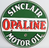 Sinclair Opaline Motor Oil Porcelain Sign