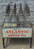 Atlantic Motor Oil Bottle Display
