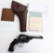 ID'ED WEBLEY WG MODEL 1892 REVOLVER - HOLSTER