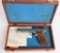 CASED NICKEL S&W MODEL 41 SEMI AUTO PISTOL