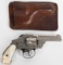 ENGRAVED S&W .38 SAFETY HAMMERLESS REVOLVER