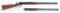 AS NEW .44 WINCHESTER DELUXE 1892 TWO BARREL SET