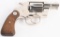 FACTORY NICKEL COLT COBRA 38 SPL. REVOLVER.
