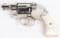 UNFIRED COLT FACTORY NICKEL DETECTIVE REVOLVER