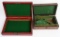 LOT (2) 19TH CENTURY ENGLISH REVOLVER CASES