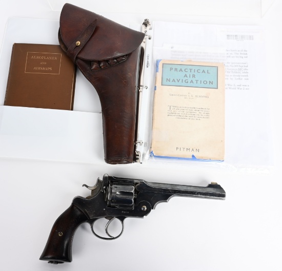 ID'ED WEBLEY WG MODEL 1892 REVOLVER - HOLSTER