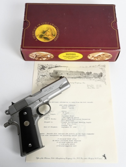 BOXED COLT SERIES 80-MK IV SUPER COMMANDER