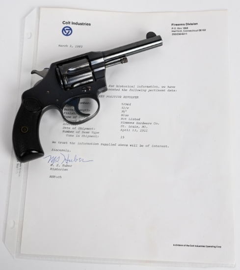 EARLY HIGH POLISH COLT POCKET POSITIVE REVOLVER