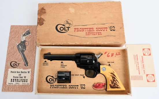 BOXED COLT FRONTIER SCOUT '62 REVOLVER