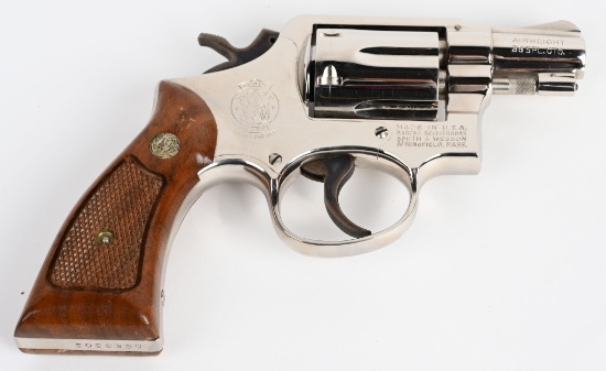 SMITH & WESSON MODEL 12-2 NICKEL AIRWEIGHT