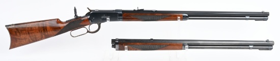 AS NEW .44 WINCHESTER DELUXE 1892 TWO BARREL SET