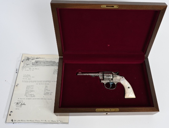 FACTORY ENGRAVED COLT NEW POLICE REVOLVER 1897