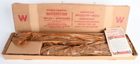 NEAR NEW WINCHESTER MODEL 42 SLIDE ACTION SHOTGUN