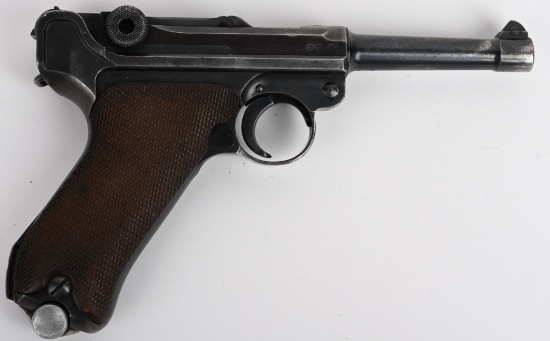 SCARCE EARLY MAUSER S/42 CODE DATED 1938 LUGER