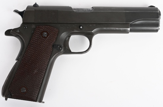 FINE 1942 SHIPPED COLT 1911-A1 .45 ACP PISTOL