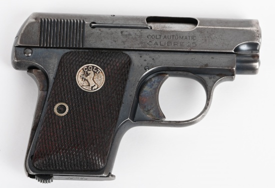COLT 1908 POCKET .25 HAMMERLESS MFG,1928