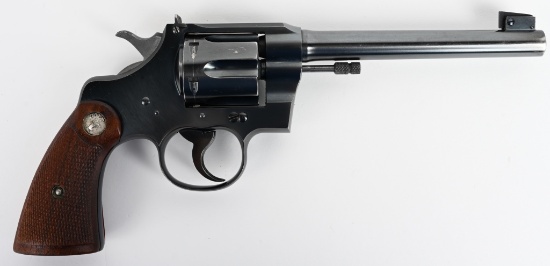 PRE WAR COLT OFFICERS MODEL .22 TARGET REVOLVER