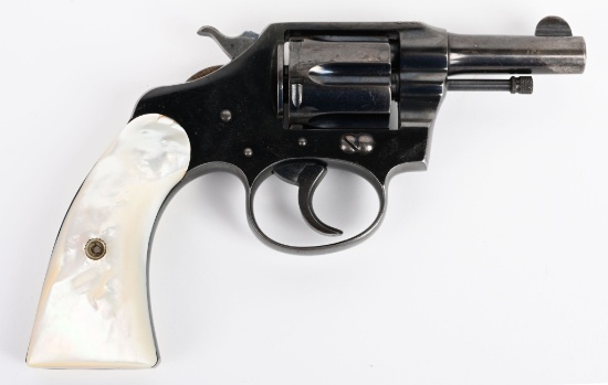 PRE-WAR POLICE POSITIVE REVOLVER - PEARLS