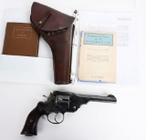 ID'ED WEBLEY WG MODEL 1892 REVOLVER - HOLSTER