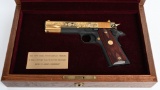 CASED 100TH ANN. COLT VFW .45 SEMI AUTO PISTOL