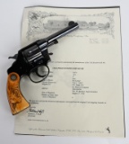 PRE WAR COLT POLICE POSITIVE W/ CARVED STEER HEAD