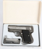 BOXED STAINLESS AMT BACK UP SEMI AUTO PISTOL