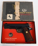 BOXED PRE 70 COLT GOLD NATIONAL MATCH .38 PISTOL